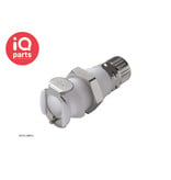 CPC CPC - PLC120M10 / PLCD120M10 | Coupling body | Panel Mount | PTF Nut 10,0 mm OD / 8,0 mm ID