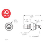 CPC CPC - NS4D22004 / NS4D2200406 | NS4 Stecker | Schlauchanschluß 6,4 mm