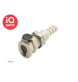 CPC CPC - PMC160412 / PMCD160412 | Coupling body | Panel Mount | Hose barb 6,4 mm (1/4")