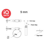 Murray Murray Embossed Worm Drive Hose Clamp | Various steel types