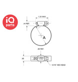 Murray Murray UPC Wormschroef klem | RVS 300 serie