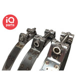 IQ-Parts IQ-Parts GBS Hose Clamp tailor made | W4 (AISI 304) | double bolts | 20 - 25 - 30 mm width