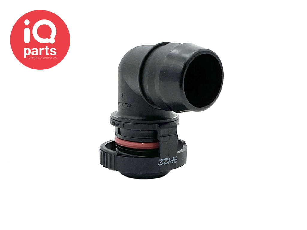 NORMAQUICK® V2 Quick Connector 90° NW19 - 19 mm | FPM & HNBR