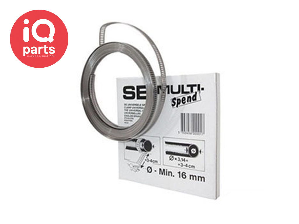 SB Multi-Spend Endless Hose Clamp band 8 mm - W2