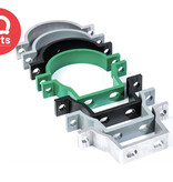 IQ-Parts IQ-Parts UNI-Clamp beugel | Aluminium | Zwart (RAL 9005)