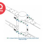 IQ-Parts IQ-Parts UNI-Clamp Halterung | Aluminium | unlackiert