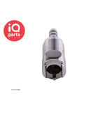 IQ-Parts IQ-Parts - VCL17004 / VCLD17004 | Snelkoppeling | Verchroomd messing | slangpilaar 6,4 mm