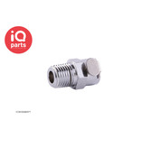 IQ-Parts IQP - VCM1004BSPT / VCMD1004BSPT | Kupplung | Messing verchromt | 1/4" BSPT Außengewinde