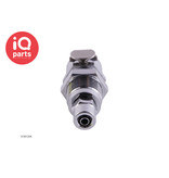 IQ-Parts IQ-Parts - VCM1204 / VCMD1204 | Coupling Body | Panel mount | PTF Nut 6,4 mm (1/4") OD / 4,3 mm (0.17") ID