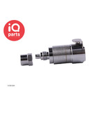 IQ-Parts IQ-Parts - VCM1304 / VCMD1304 | Coupling Body | Chrome-plated brass | PTF Nut 6,4 mm (1/4") OD / 4,3 mm (0.17") ID