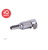 IQ-Parts IQ-Parts - VCM1704 / VCMD1704 | Snelkoppeling | Verchroomd messing | slangpilaar 6.4 mm