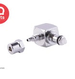 IQ-Parts IQ-Parts - VCM21025 / VCMD21025 | Stecker 90º | Messing verchromt |  PTF Klemmring 4.0 mm AD / 2.5 mm ID