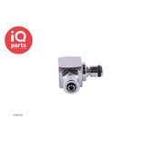 IQ-Parts IQ-Parts - VCM2104 / VCMD2104 | Insteeknippel 90º | Verchroomd messing | PTF Klemring 6.4 mm OD / 4.3 mm ID