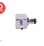 IQ-Parts IQ-Parts - VCM2302 / VCMD2302 | Stecker 90º | Messing verchromt |  Schlauchanschluss 3.2 mm