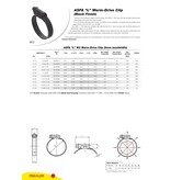 Mikalor Mikalor ASFA-L W3  - 9 mm Schlauchschelle / Schneckengewindeschellen Schwarz DIN 3017