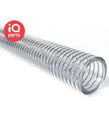 IQ-Parts PVC Zuig-Pers-Vacuüm slang met stalen spiraal op rol