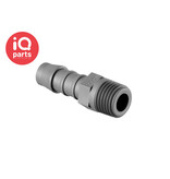 NORMA NORMAPLAST GES Straight Hose Connector | Metric thread