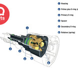 NORMA NORMAQUICK® S rechte Snelkoppeling 0° NW5/8" - 13 mm