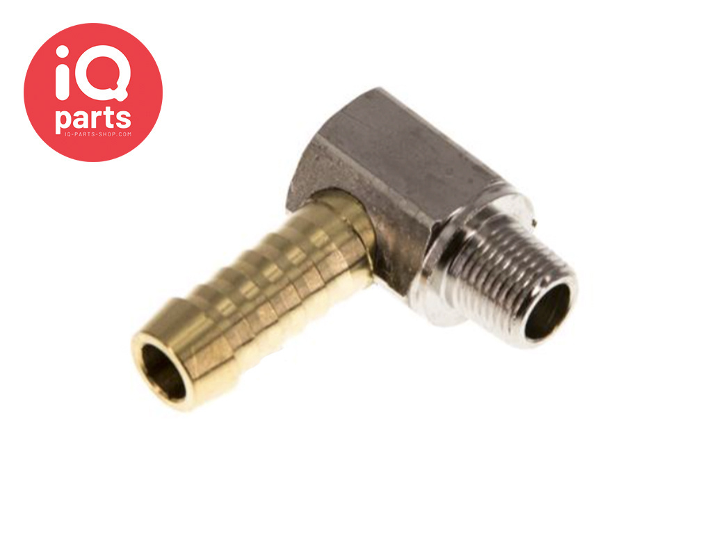 Elbow threaded nozzles | R-thread | Brass | PN 16