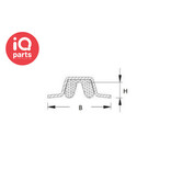 IQ-Parts IQP - Snelsluitband met PVC pakking, scharnier en snelspanklem