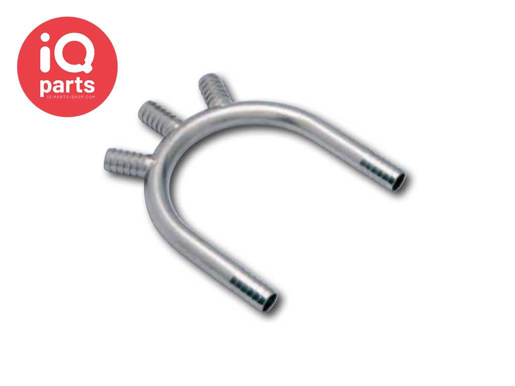 IQ-Parts U-Bend with 3 connectors | Stainless Steel AISI 304 (1.4301)