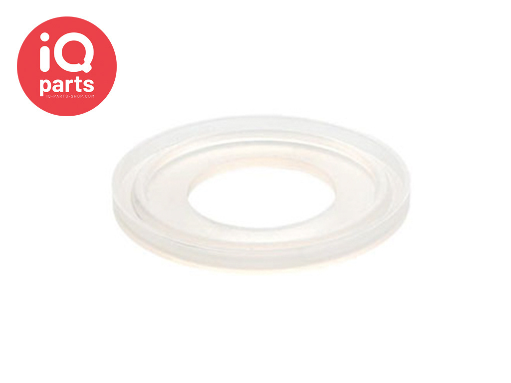 Clamp-Gasket DIN32676 | sched. B | Silicone Translucent