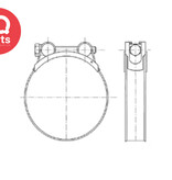 Jubilee Clips Jubilee Superclamp W4 (AISI 304)