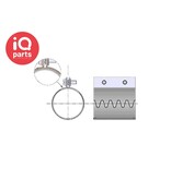 IQ-Parts IQ-Parts | Buiskoppeling | SBR pakking | RVS 430 | 100 mm