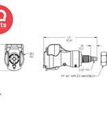 CPC CPC - PMC13025 / PMCD13025 | Kupplung | Acetal | PTF Klemmring 4.0 mm OD / 2.5 mm ID