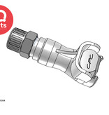 CPC CPC - PMC1304 / PMCD1304 | Kupplung | Acetal | PTF Klemmring 6.4 mm AD / 4.3 mm ID