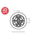 CPC CPC - DQPRO2056X4 | Einsatz | Polypropylen | 56x4 BCS Metrisches Gewinde | EPDM