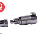 IQ-Parts IQ-Parts - VCL13006 / VCLD13006 | Kupplung | Messing verchromt |  PTF Klemmring 9,5 mm AD / 6,4 mm ID