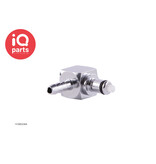 IQ-Parts IQ-Parts - VCM2304 / VCMD2304 | Stecker 90º | Messing verchromt |  Schlauchanschluss 6.4 mm