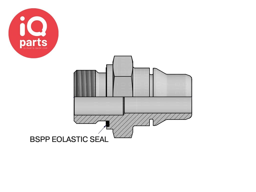 VDA Einschraub-Stecknippel BSPP Außengewinde