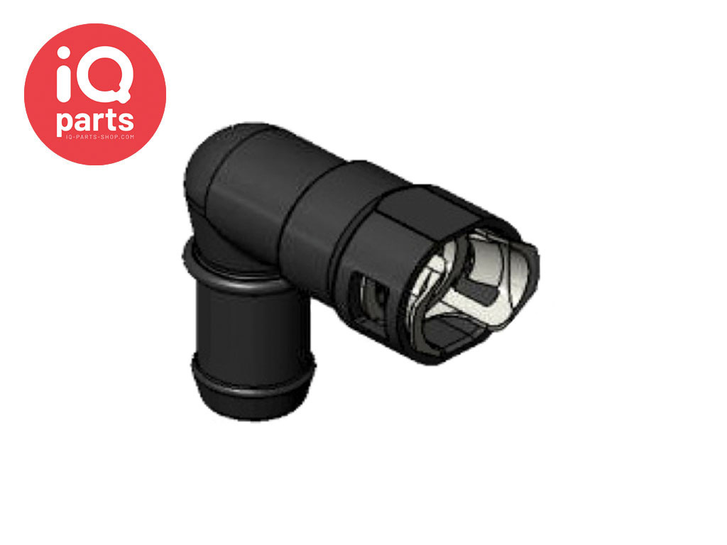 SAE Style Quick Connector 5/8" | 5/8" slangaansluiting | 90º