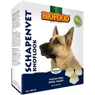 Biofood Biofood sheep fat maxi bonbons garlic 40 pcs