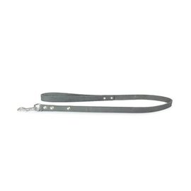 Das Lederband Leather line Weinheim B: 12mm L: 110cm Silver