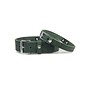 Das Lederband Leather Collar Weinheim 12mm Hunting Green 37cm adjustable 28-34cm