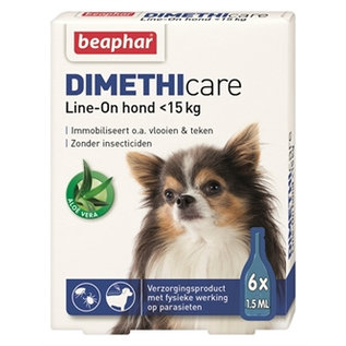 Beaphar Dimethicare Line-on Dog up to 15kg 6pip 1.5ml