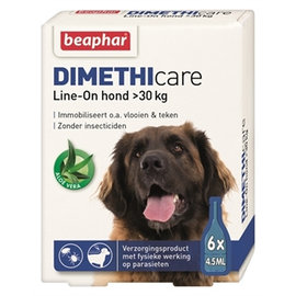 Beaphar Dimethicare Line-on Hond boven 30kg 6pip 4,5ml