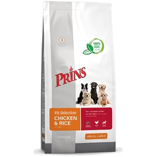 Prins Petfood Prins Fit Selection Kip/Rijst 15kg