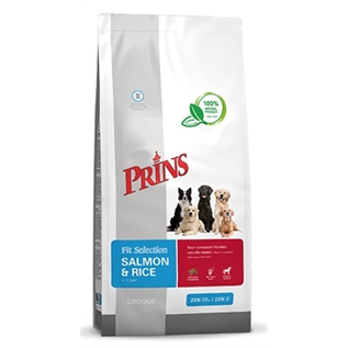 Prins Petfood Prins Fit Selection Zalm/Rijst 15kg