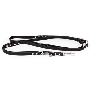 Das Lederband Leather adjustable leash Black - Weinheim - W: 18mm L: 300cm
