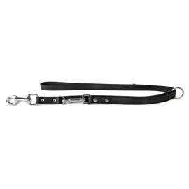 Das Lederband Leather adjustable leash Black - Weinheim - W: 18mm L: 200cm