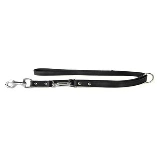 Das Lederband Leather adjustable leash Black - Weinheim - W: 22mm L: 200cm