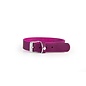 Das Lederband Leren Halsband Violet - Weinheim - B:12mm L:27cm - verstelbaar 17-23cm