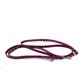Das Lederband Leather adjustable leash Weinheim Purple W: 18mm L: 300cm