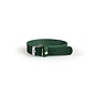 Das Lederband Leather collar Weinheim 30mm hunting green 52cm adjustable 42-48cm