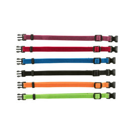 Trixie Puppy Collar 17-25cm set red / green / yellow / purple / blue / black 6pcs