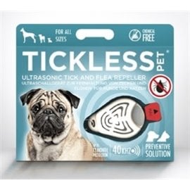 Tickless Tickless tick and flea defense for dog and cat - White